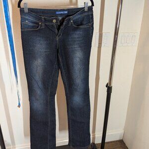 Ymi Wanna Better Butt Dark Blue Jeans Womens Size 9